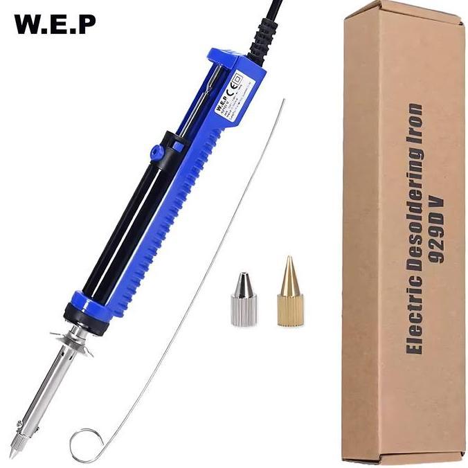Wep 929D-V Tin Sucker Electric Desoldering Iron Solder Sucker Desolder