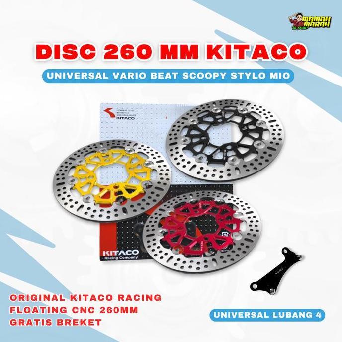 DISC KITACO 260mm piringan cakram 260mm KITACO  pnp disc 260mm vario beat scoopy genio pnp Motorcycl