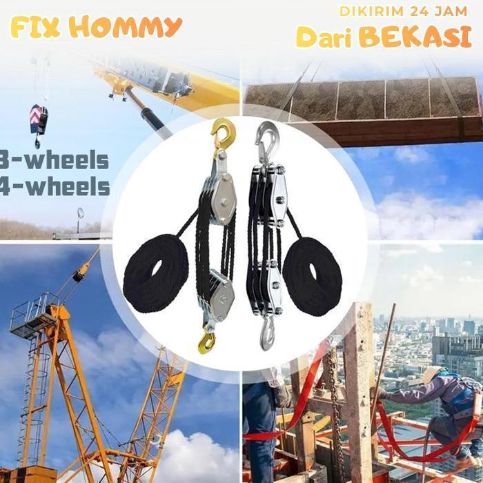 FXMY 20m Alat Katrol Barang Manual Alat Derek Manual Katrol Kerekan Alat Derek Manual Katrol Manual