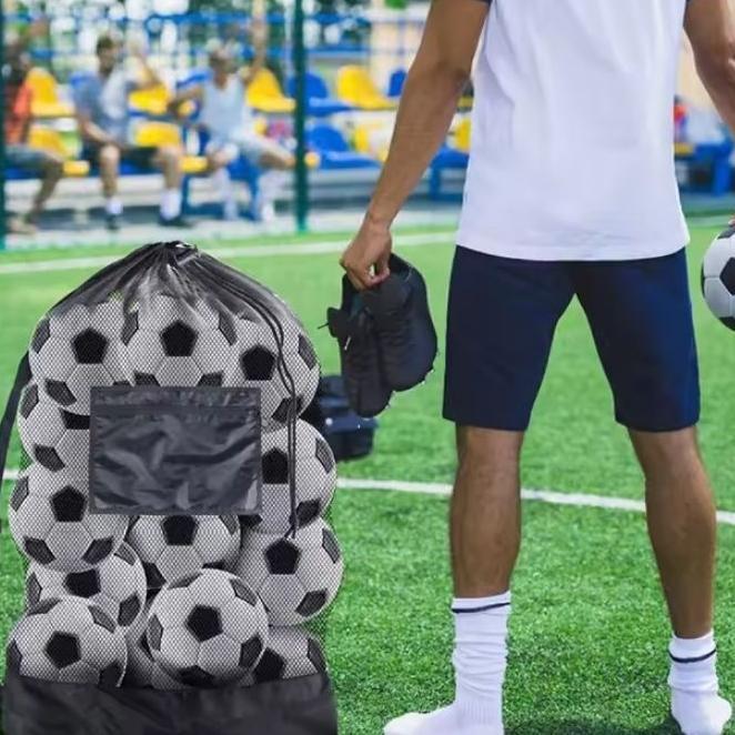 Tas Bola Jaring Besar ,Tas Serut Untuk Penyimpanan Tas Latihan Sepak Bola ,Basket ,Voli Dll