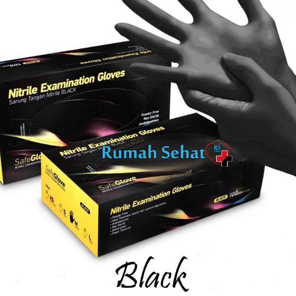 Sarung Tangan Nitrile Hitam Sarung Tangan Latex Nitrile Hitam