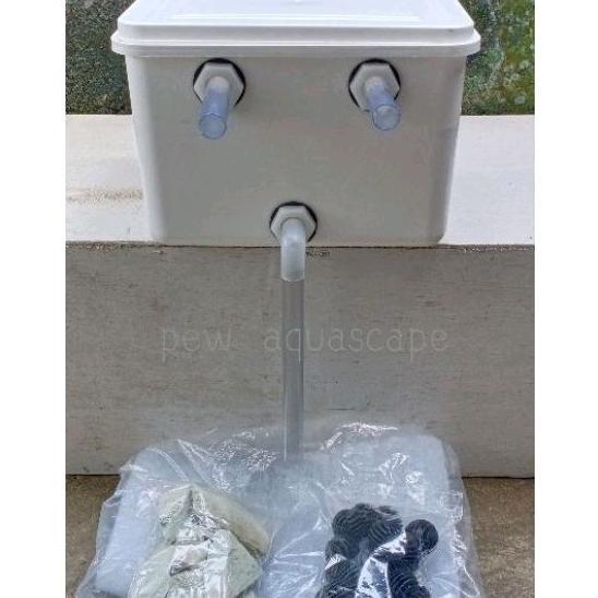Ember Filter Kolam Ikan Aquarium Lengkap Media Filter