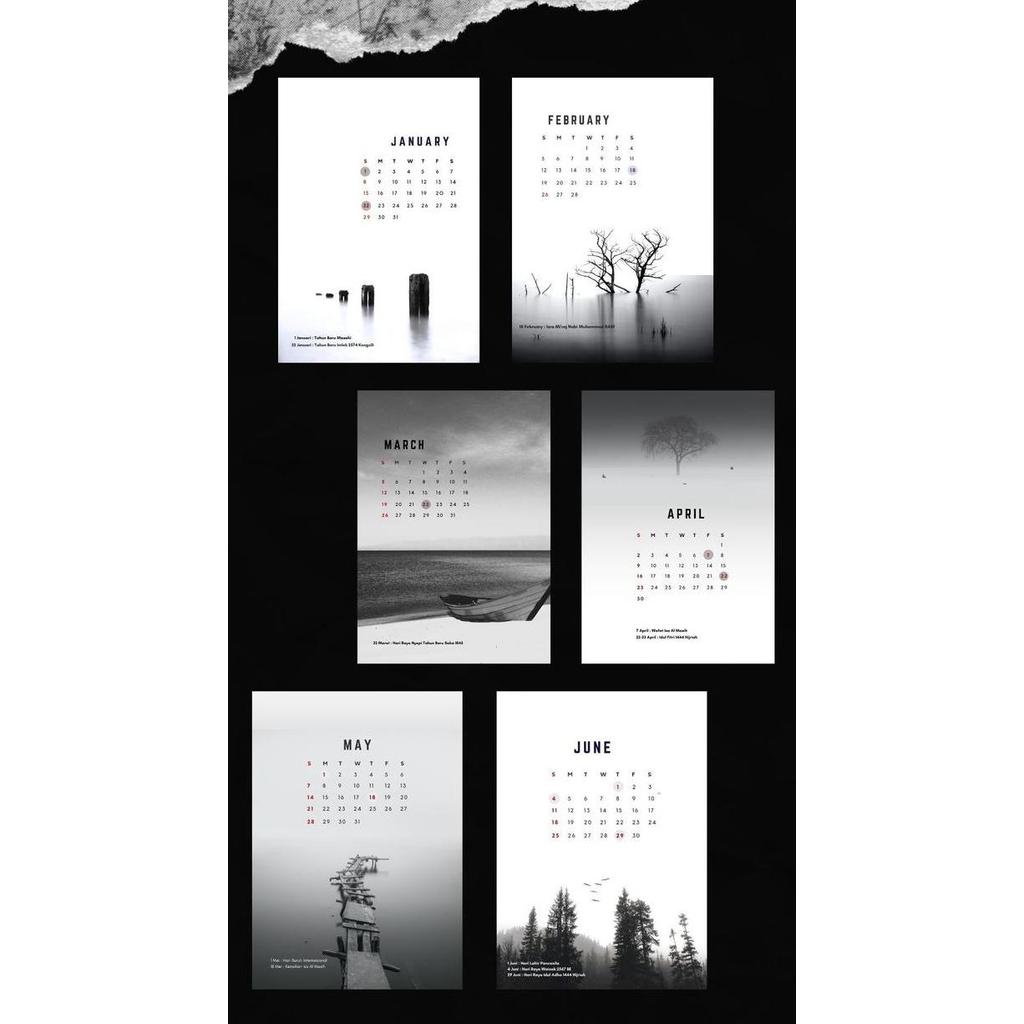 Kalender Meja Nature 2023 / Kalender Duduk 2023 YS