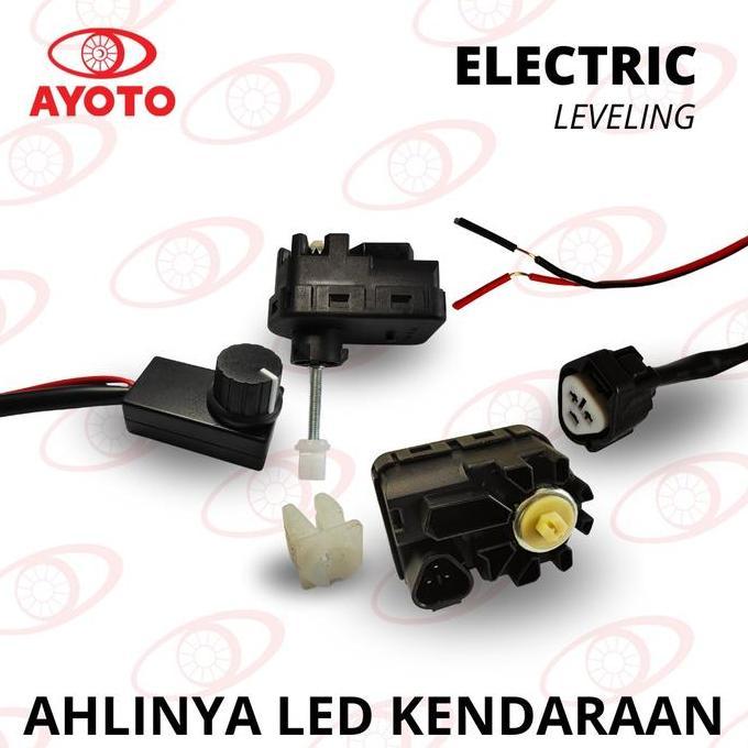 ELEKTRIK AUTO LEVELING FULL SET BILED PROJIE MOTOR MOBIL Alqshop