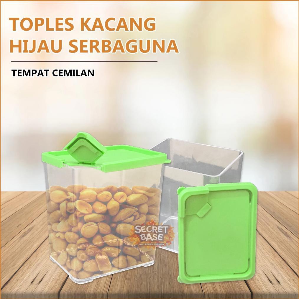 TOPLES KACANG - Toples Plastik Bening / Toples Estetik / Toples Kotak
