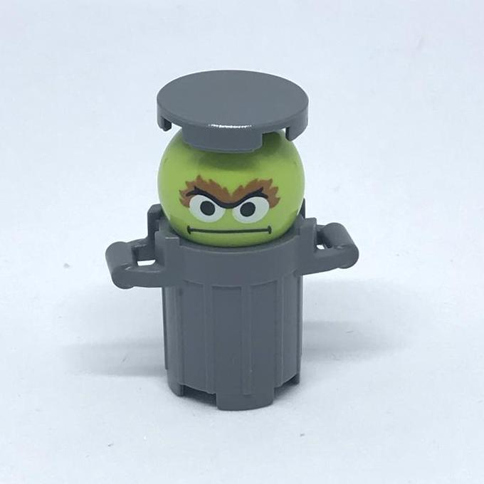 Promo Lego minifigure Oscar The Grouch Sesame Street Idea078 21324 Diskon