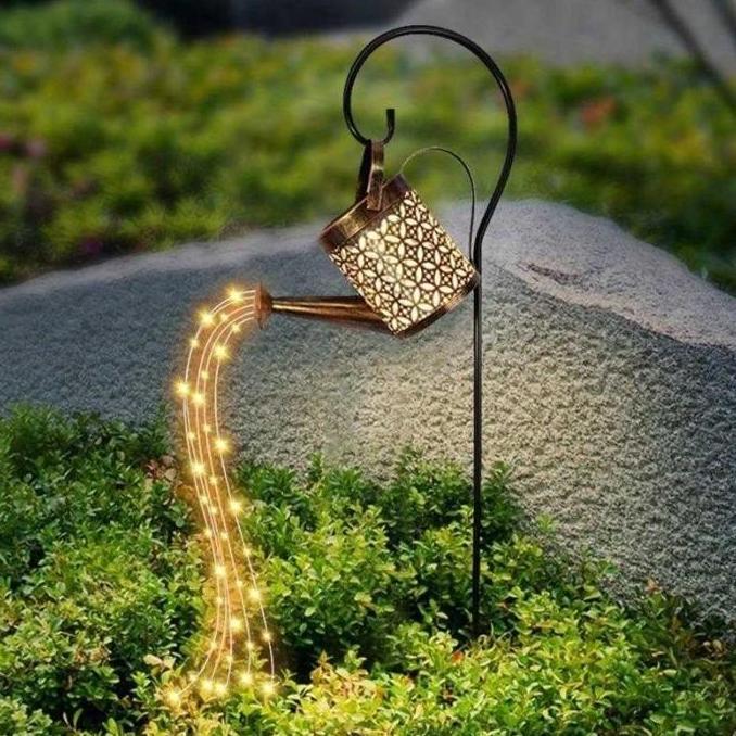 Lampu Taman LED Tenaga Surya Model Ketel Ukuran Besar Waterproof