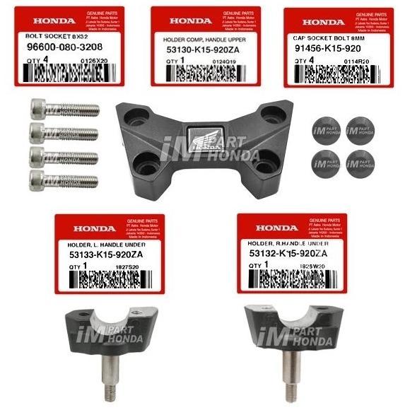 53130-K15-920ZA 53132-K15-920ZA 53133-K15-920ZA RAISER & DUDUKAN STANG STIR KANAN KIRI CB 150 R LED 