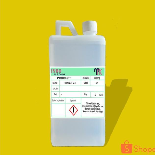 Thinner M4 - Pengencer Tinta Sablon/Printing Plastik