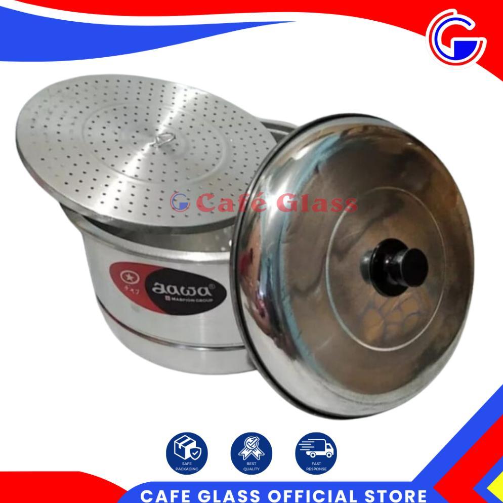TERBARU DANDANG KUKUS ALUMINIUM MASPION JAWA 20-40CM - PANCI SARINGAN REBUS LANGSENG KECIL MEDIUM BE
