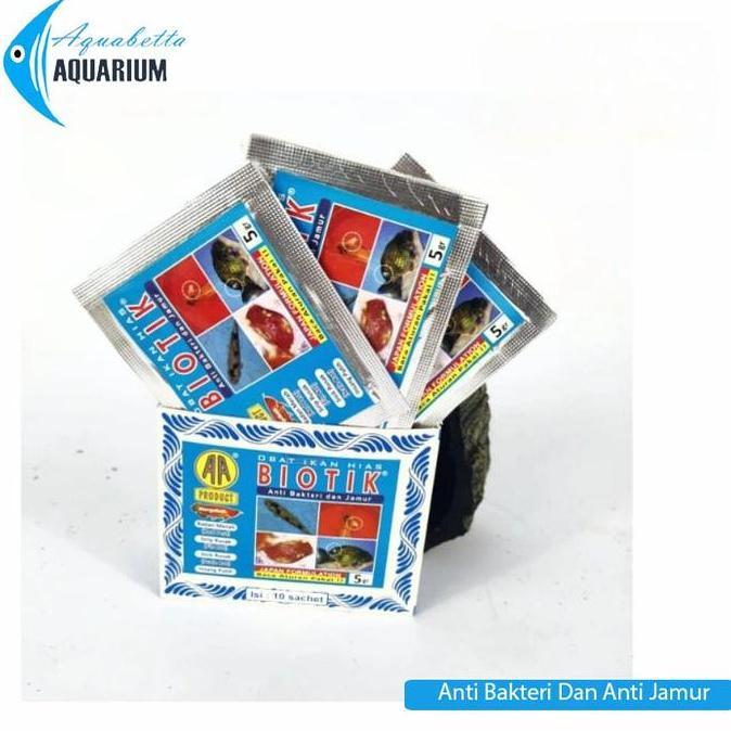 AQUABETTA AKARI BIOTIK ANTI BAKTERI DAN JAMUR 5GR ORIGINAL OBAT IKAN HIAS ANTI BAKTERI DAN ANTI JAMU