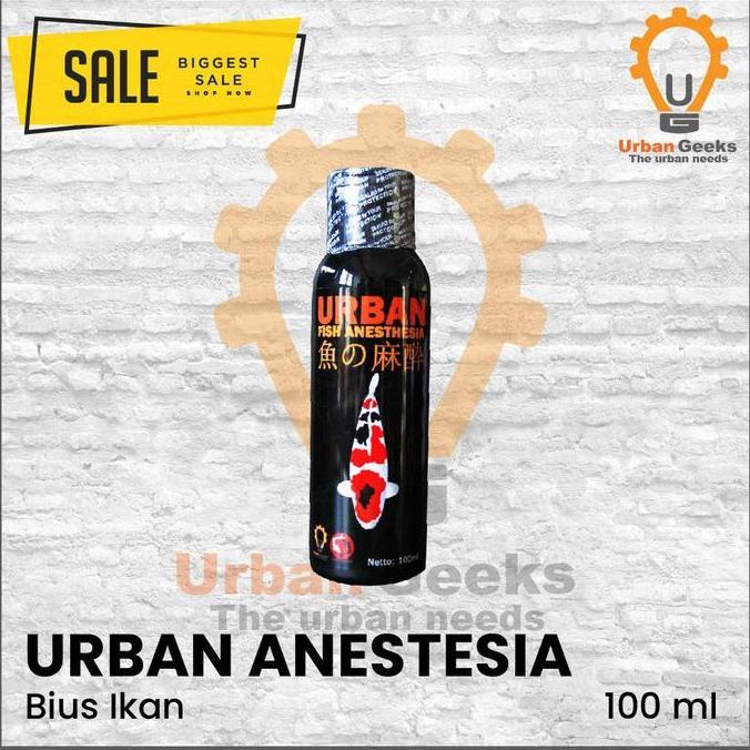 BIUS IKAN URBAN FISH ANESTHESIA 100 ML UNTUK FOTOGRAFI & HANDLING AMAN TANPA MINYAK PADA AIR UNTUK B