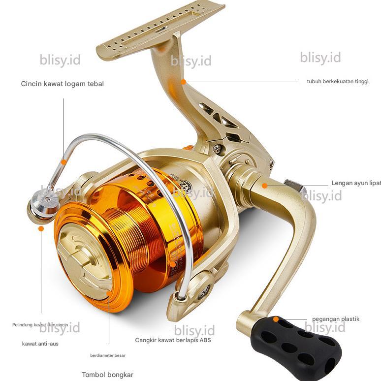 NEW PRODUCT Reel Yumoshi Aluminium Spool 12BB EF 1000-7000 Cod/YUMOSHI REELSKING EF3000 EF SERIES SP