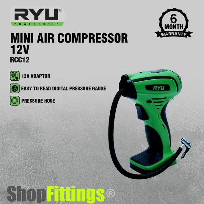 Termurah Ryu Rcc Or Xenon 12 Volt Dc Pompa Angin Ban Mobil Inflator Portable Air Compressor