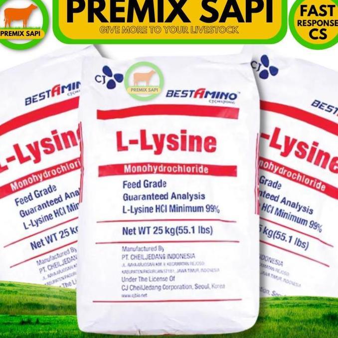 LYSINE 1 KG - LISIN - LYSIN - LISINE - LEUSIN - SUPLEMEN VITAMIN
