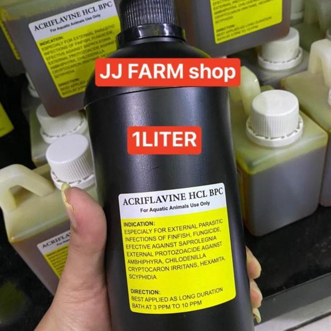 ACRIFLAVINE PLUS HCL BPC 1LITER & 500ML OBAT KUNING ANTISEPTIK JAMUR