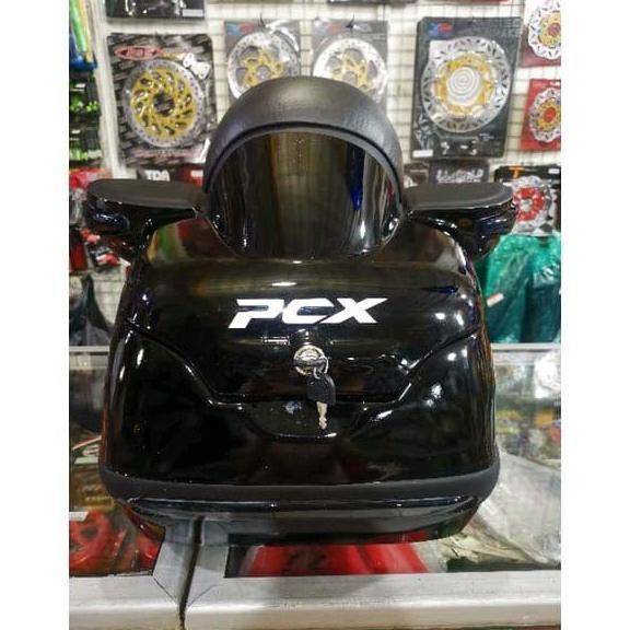 Murah Sepaket Top Box Dan Side Box Pcx 150 Pcx 160 Dilengkapi Seind Led Box Custom Pcx 160 Sandaran 