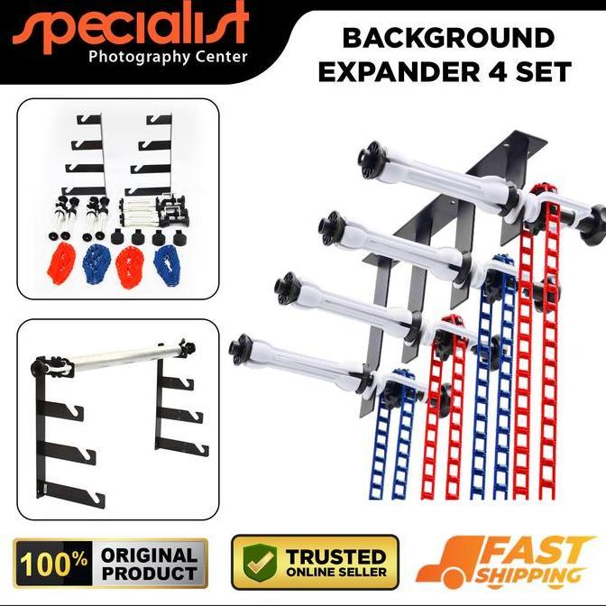 Background Expander Set 4 Rolls Studio Foto