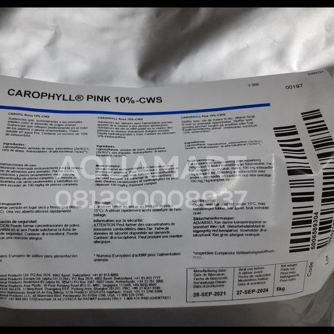 CAROPHYLL PINK 10% DSM 5 GRAM - KEMASAN REPACK - 100% ASLI (RI)