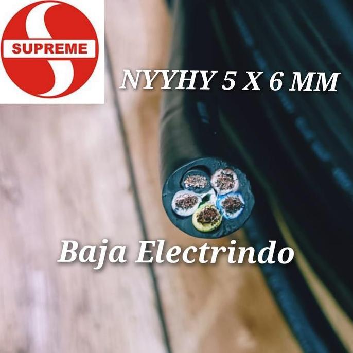 Kabel Serabut isi 5 NYYHY 5x6mm SUPREME per meter NYYHY 5x6 mm SUPREME