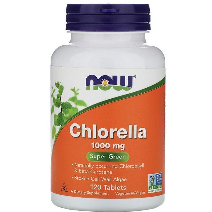 Fit- Now Foods Chlorella 1000Mg 120 Tablets