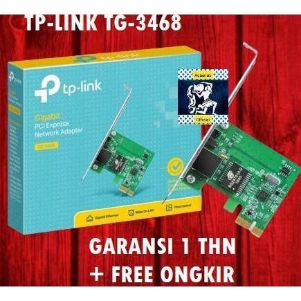 TP-LINK TG-3468 GIGABIT PCI EXPRESS NETWORK ADAPTER TP LINK TG 3468 MURAH