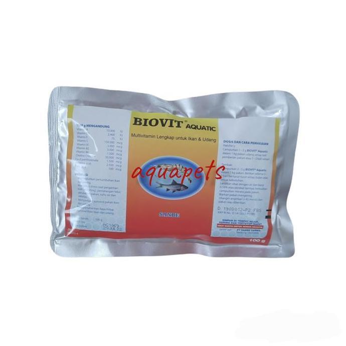 BIOVIT AQUATIC SANBE MULTIVITAMIN IKAN DAN UDANG 100GR