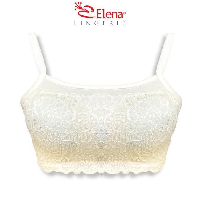 Elena OF Bundle Bra 3 Pcs Cup Kecil Tanpa Kawat 2088 Full Coverage Motif Renda Pakaian Dalam Wanita 