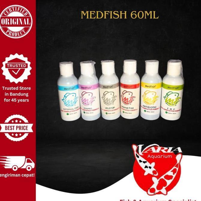 OBAT IKAN HIAS MEDFISH 60ML MEDFISH OBAT IKAN HIAS 60 ML