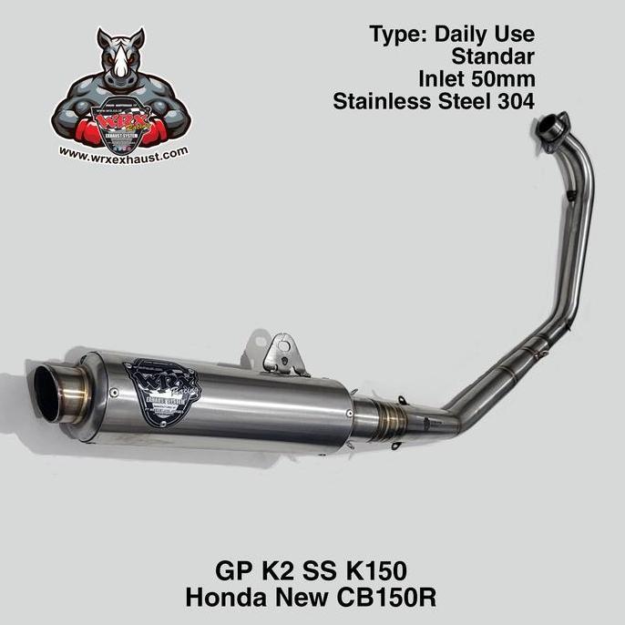 Knalpot WRX GP SS K150 New CB150R