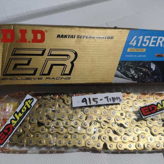 rantai DID 415ERZ 150L Balap ER JAPAN R25 N250 CBR250 RR CBR NINJA 250 415 slim tipis racing 415ER