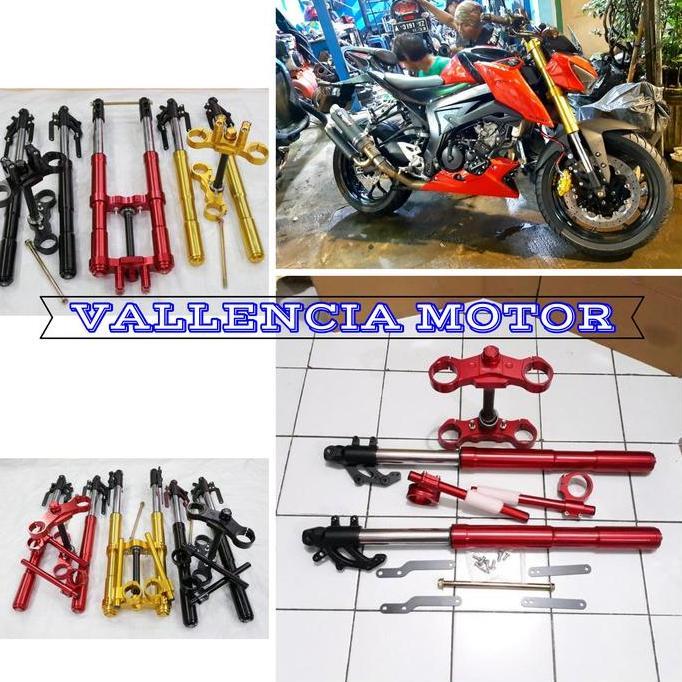 USD UPSIDE DOWN GSX 150R dan GSX150 S NUI RACING PLUS STANG JEPIT