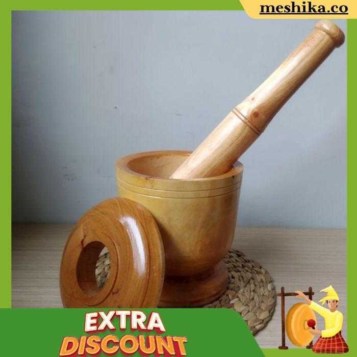 Lumpang Kayu + Tutup, Lumpang Kayu + Penumbuk Kayu 6/11