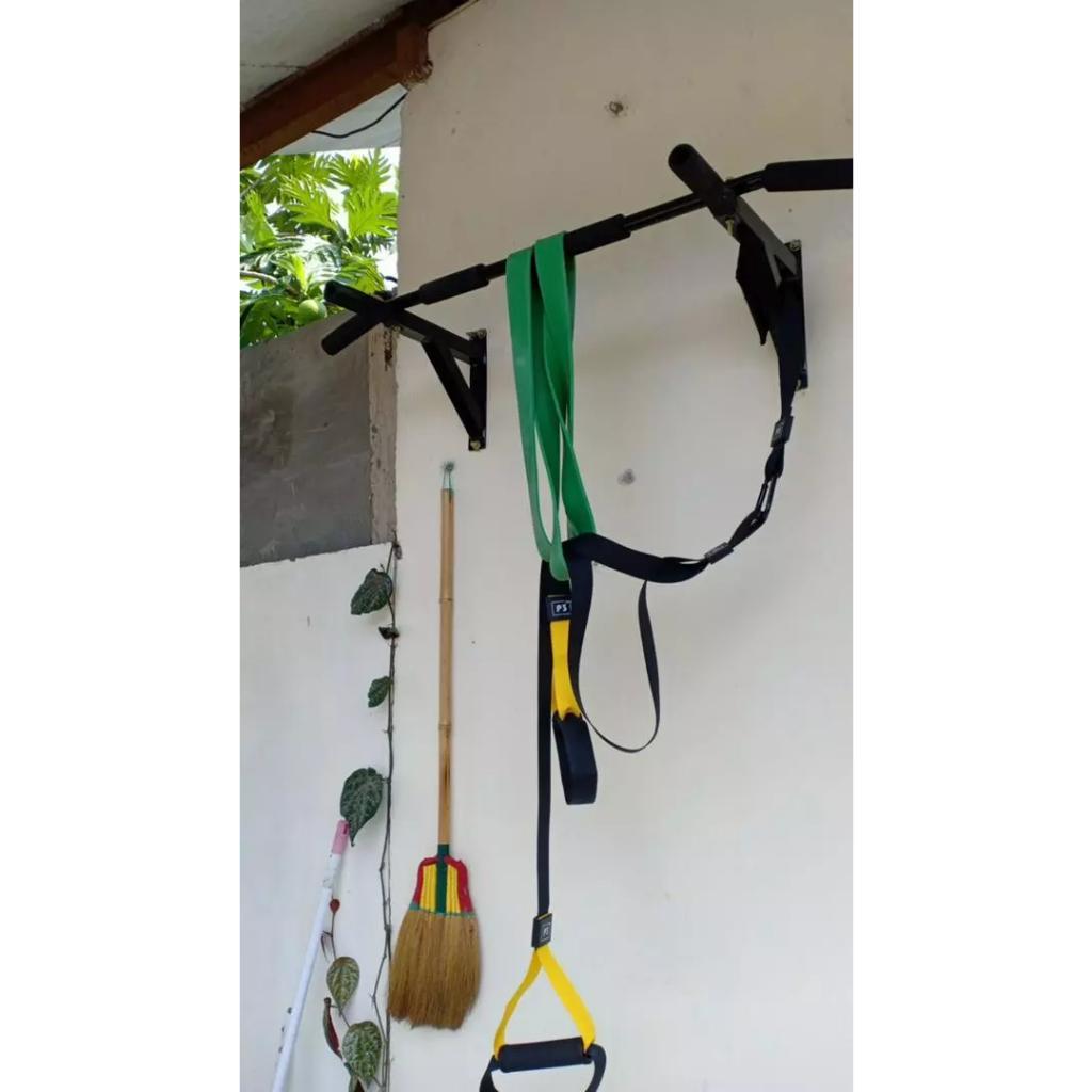 Pull Up Bar 6 Grip Gantungan Samsak Boxing Alat Olahraga Outdoor