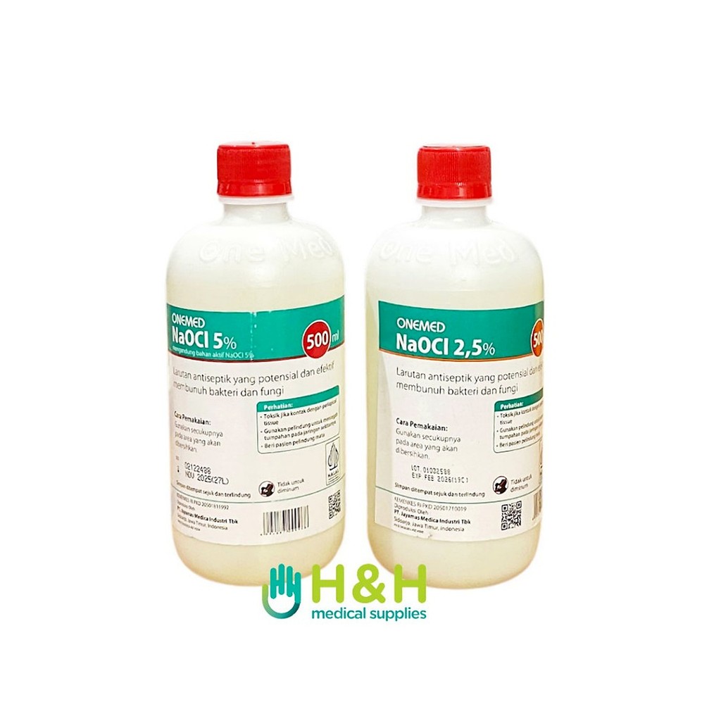 NaOCl 2.5% NaOCl 5% / Cairan Dental