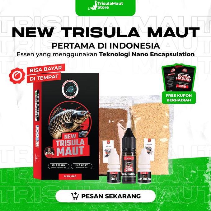 VIRALL ESSEN IKAN NILA NEW TRISULA MAUT JUMBO | NANO ENCAPSULATION | MANCING IKAN | NTM ''