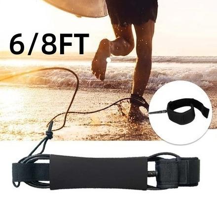 6/8Ft Leash Surfing Tali Pengikat Papan Surfing Leash Surfboard Surfing Leg Rope Untuk Papan Selanca