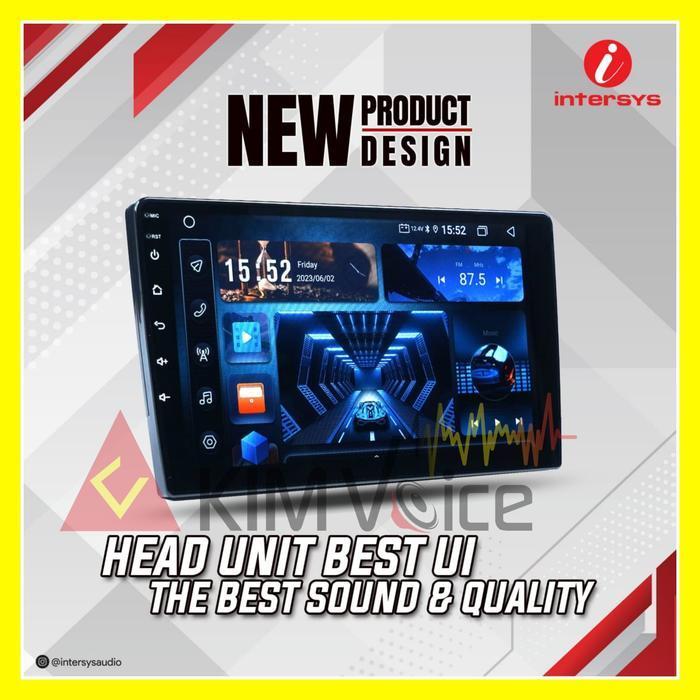TERLARIS Head Unit Android INTERSYS IDT 9155 9 Inch ips screen