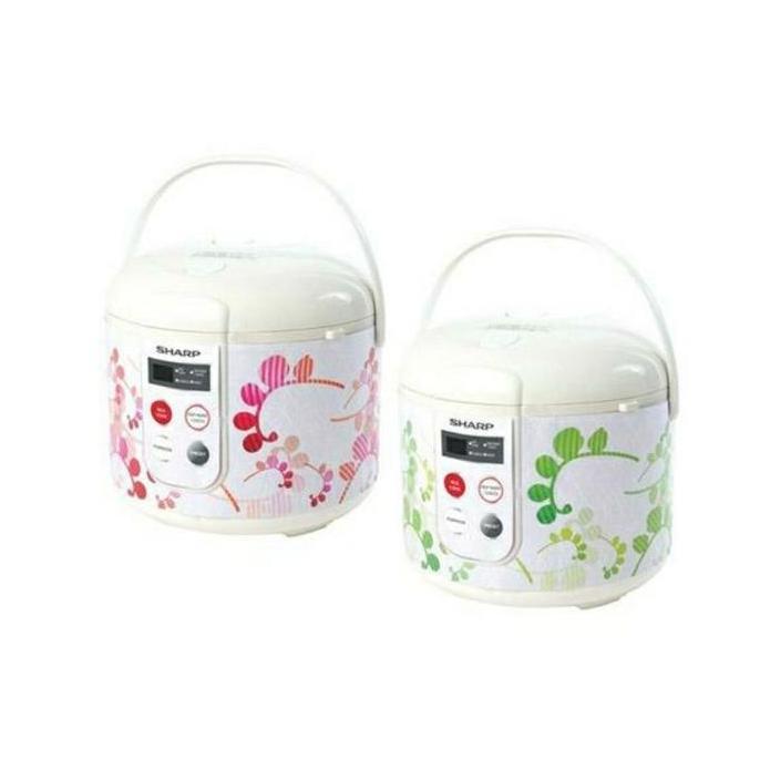 Murah Sharp Cookwear Ks-T18Tl-Gr Touch Panel Rice Cooker Green 1.8L 390 Watt