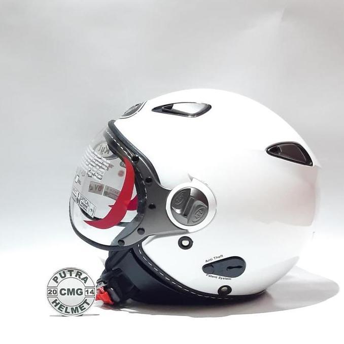 Promo Helm Kyt Elsico White Putih