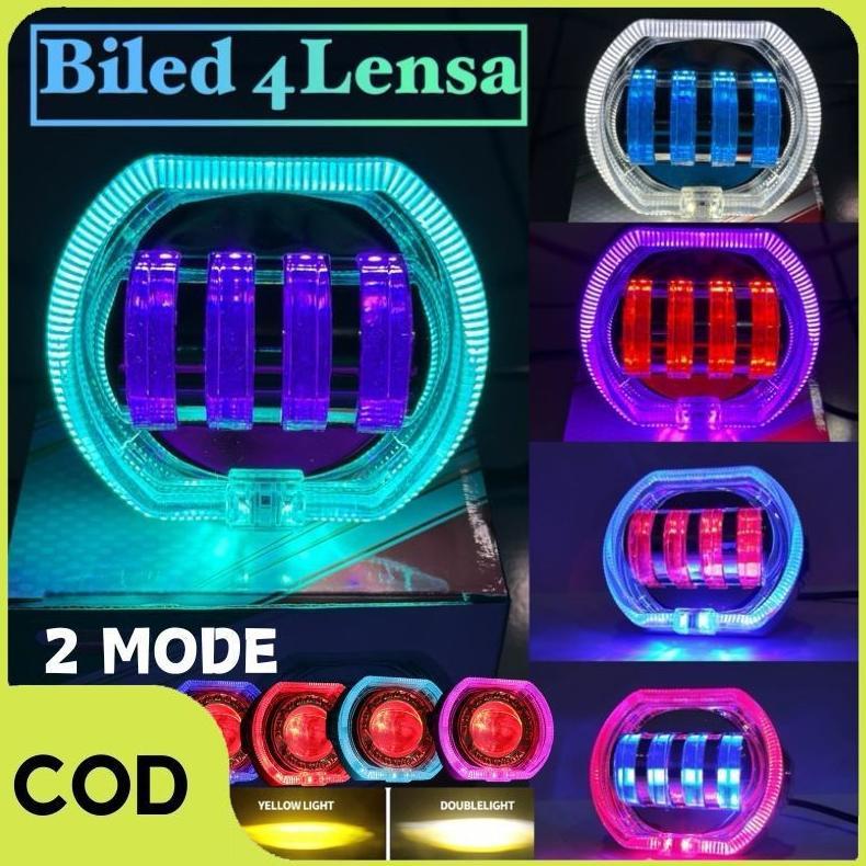 Projie Biled Cut Off Mini 2.5 INC Jauh Dekat 30watt Waterproof Plus Projie Biled Devil Mini