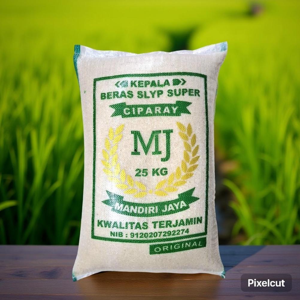 Terlarisstok Beras Slyp Super Mj Ciparay 5Kg Dan 20Kg