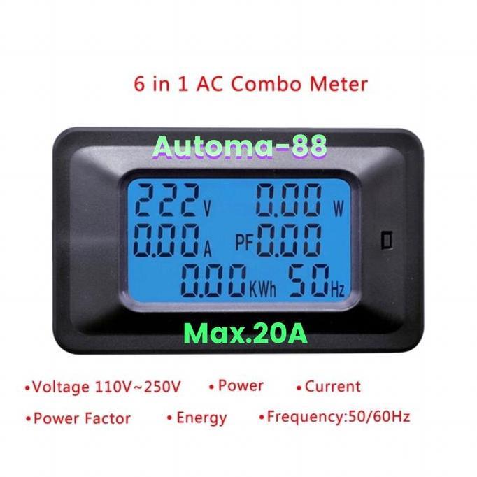 WATT METER ENERGY METER KWH METER TEGANGAN AC