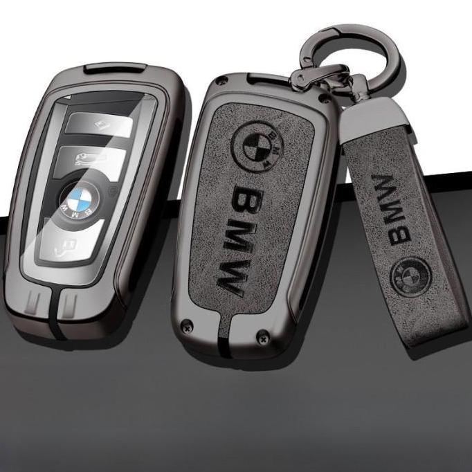 Metal Kulit Key Case Sarung Kunci BMW F10 F20 F25 F30 X1 X3 520 320
