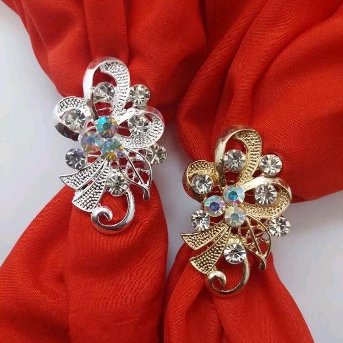 Bros Cincin Jilbab Peniti Ring Kerudung Wanita Muslimah Elegan Murah