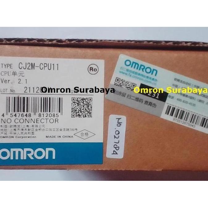 Cj2M-Cpu11 Plc Omron Cj2M-Cpu11 Terbaru 