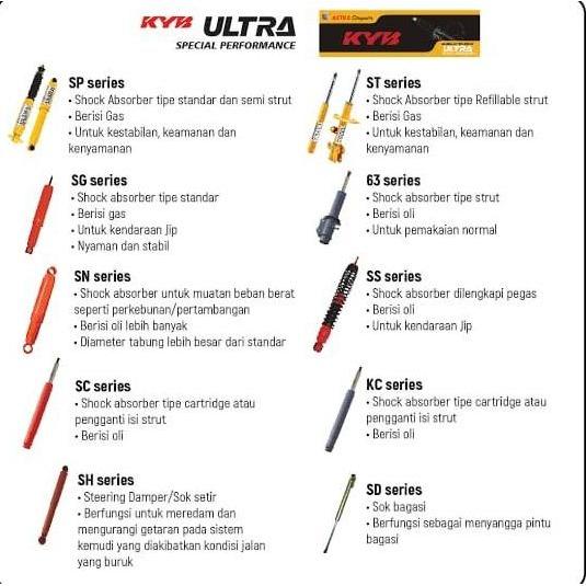 Shockbreaker KYB KAYABA ULTRA DAIHATSU AYLA AGYA BELAKANG ORINAL