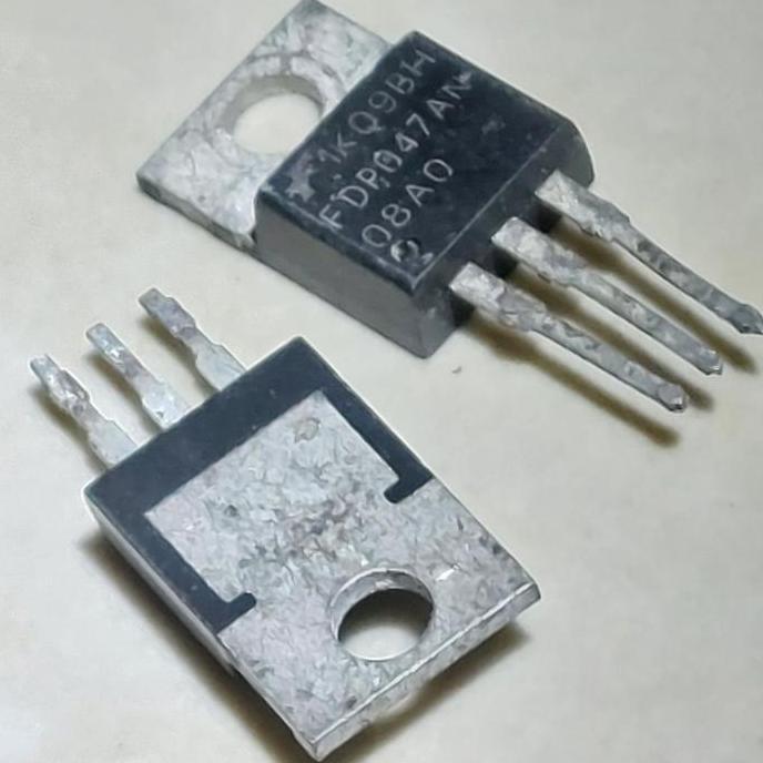2 BUAH 2PCS FDP047AN 08A0 TO-220 FDP047AN08A0 08AO MOSFET 80A 75V 310W N-CHANNEL ULTRAFET TRANSISTOR