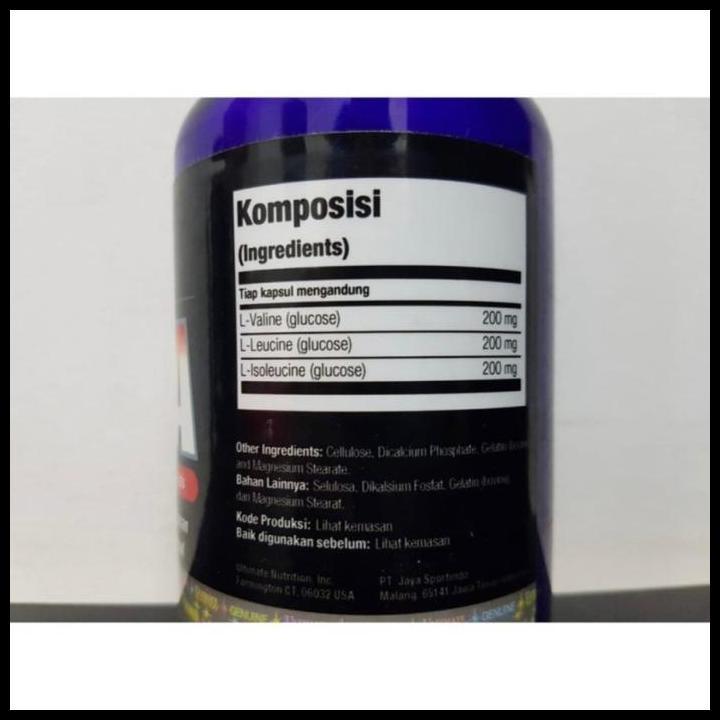 Terbaru Un Bcaa 500 Mg 120 Caps Kapsul