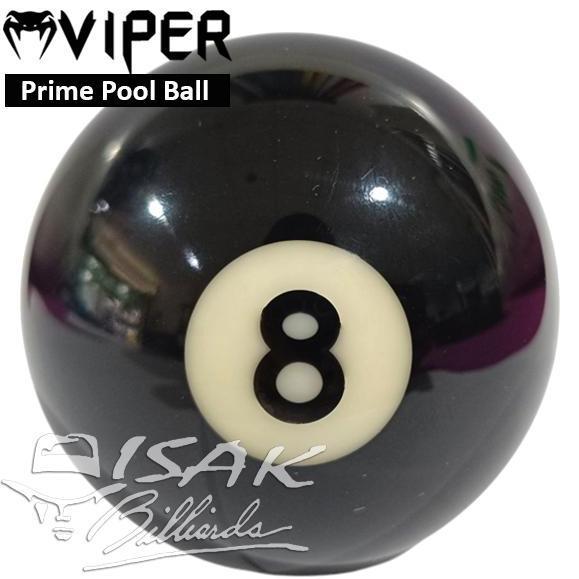 Bola Viper Prime Pool Ball Eceran Nomor 8 - 2.1/4" - Billiard Ball Biliar Pool Besar Bilyar